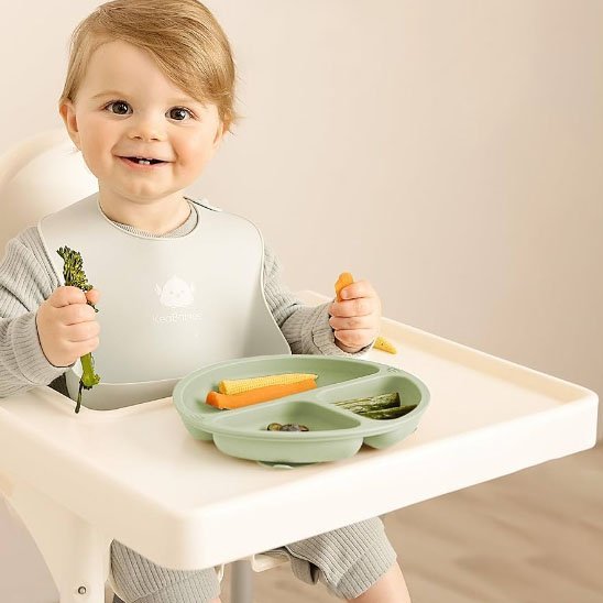 Assiette bébé | Antidérapante Incassable - Bb escargot