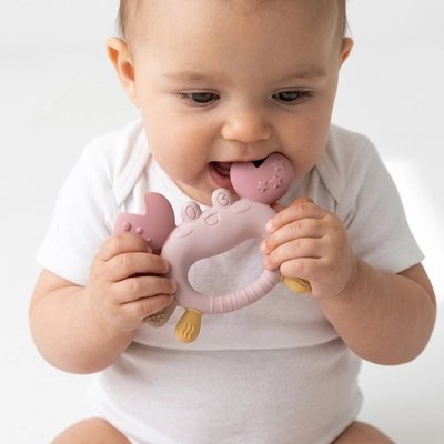 Anneau de dentition | Silicone Souple - Bb escargot