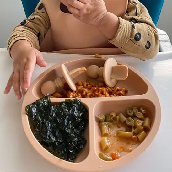 Assiette bébé | Antidérapante Incassable - Bb escargot