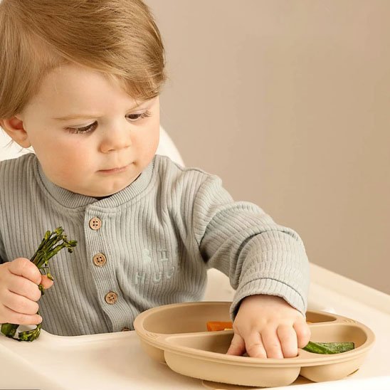 Assiette bébé | Antidérapante Incassable - Bb escargot