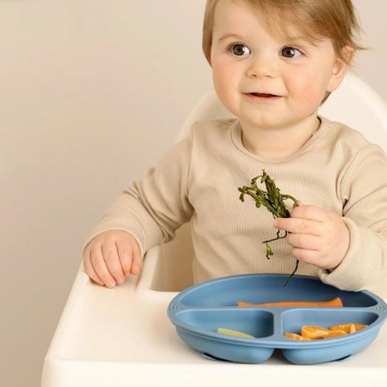 Assiette bébé | Antidérapante Incassable - Bb escargot