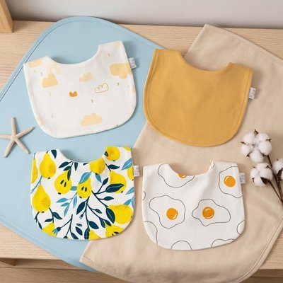 Bavoir bébé | Ultra-absorbant imperméable - Bb escargot