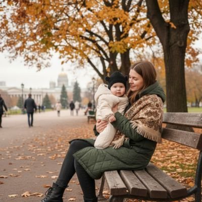 Cagoule pour bébé | Ultra - Douce - Bb escargot