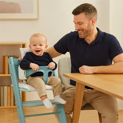 Chaise haute coussin | Confort Optimal - Bb escargot
