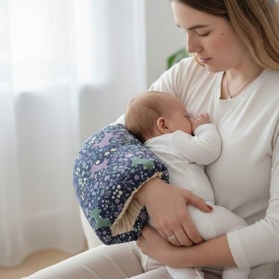 Coussin d'allaitement pour le bras | Ergonomique - Bb escargot