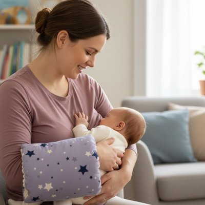 Coussin d'allaitement pour le bras | Ergonomique - Bb escargot