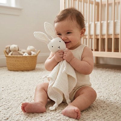 Doudou lapin | Tout doux premium - Bb escargot