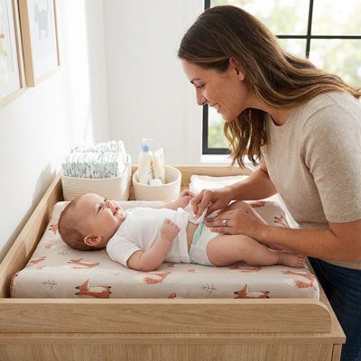Housse matelas à langer | Imperméable et Lavable - Bb escargot