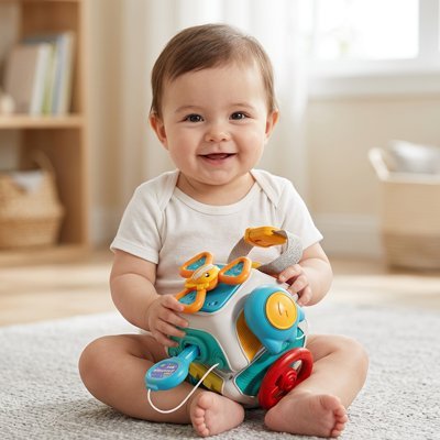 Jouet bébé| Éducatif Sensoriel - Bb escargot