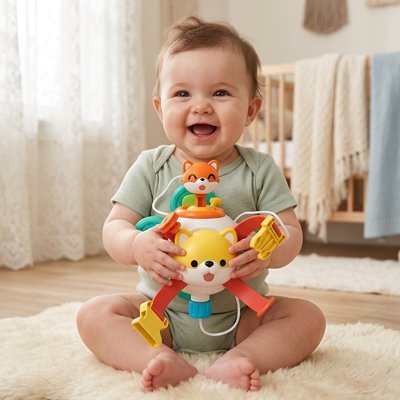 Jouet bébé| Éducatif Sensoriel - Bb escargot