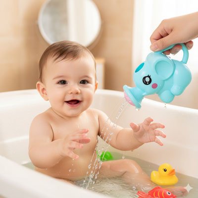 Jouet de bain pour bébé | Sécurisé et Éducatif - Bb escargot