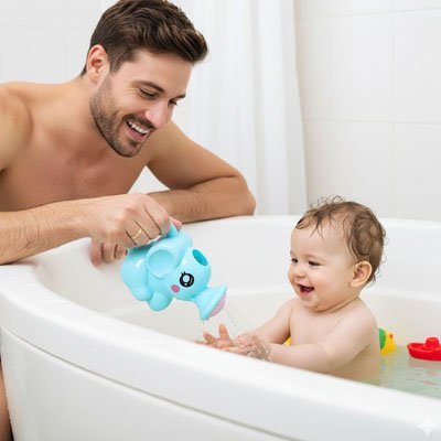 Jouet de bain pour bébé | Sécurisé et Éducatif - Bb escargot
