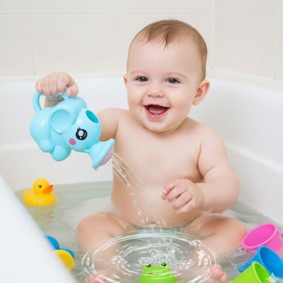 Jouet de bain pour bébé | Sécurisé et Éducatif - Bb escargot