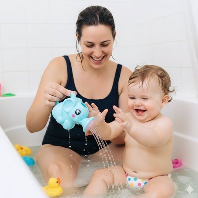 Jouet de bain pour bébé | Sécurisé et Éducatif - Bb escargot