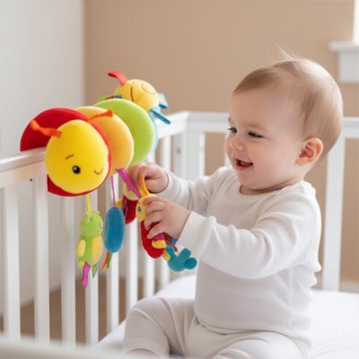 Jouet éveil bébé | Éducatif et Coloré - Bb escargot
