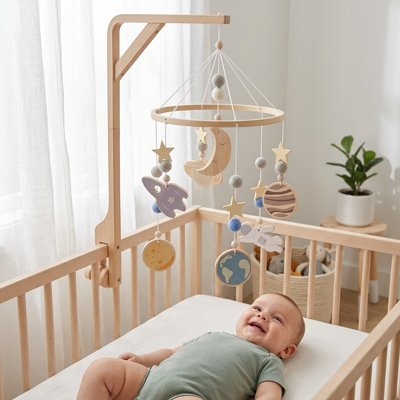 Mobile bébé | Éveil Musical - Bb escargot