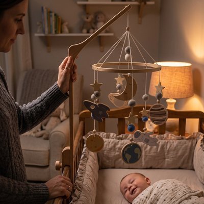 Mobile bébé | Éveil Musical - Bb escargot