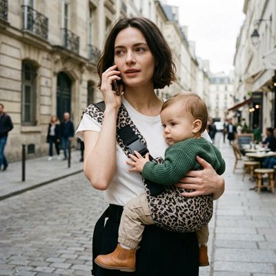 Porte bébé | Ergonomique - Bb escargot
