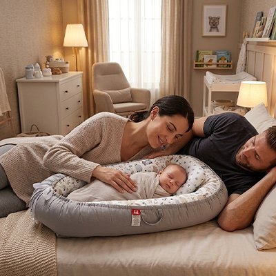Réducteur de lit pour bébé | Cocooning - Bb escargot