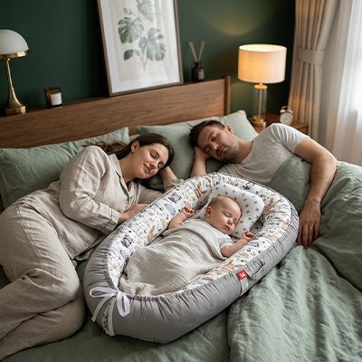 Réducteur de lit pour bébé | Cocooning - Bb escargot