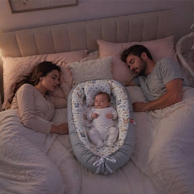 Réducteur de lit pour bébé | Cocooning - Bb escargot