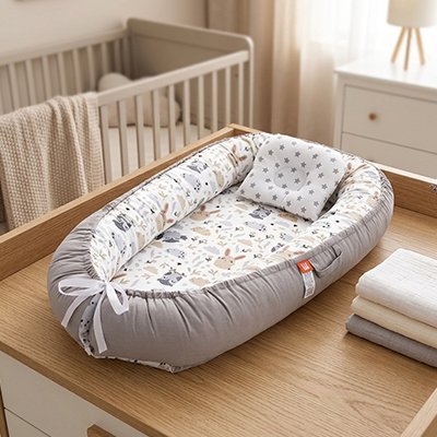 Réducteur de lit pour bébé | Cocooning - Bb escargot