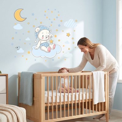 Stickers muraux chambre | Déco Express - Bb escargot