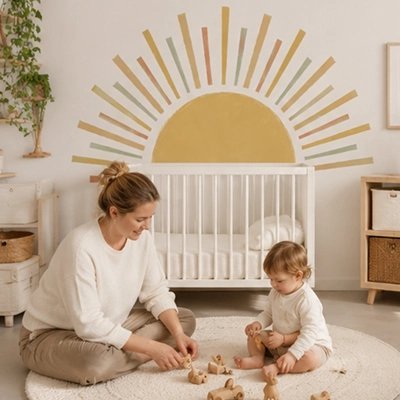 Stickers muraux enfant | Repositionnables - Bb escargot
