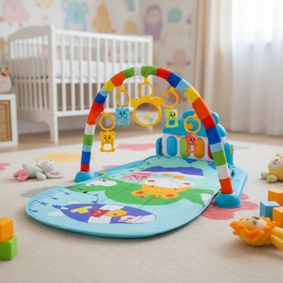 Tapis d'éveil bébé | Sensoriel - Bb escargot