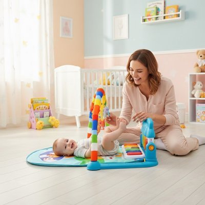 Tapis d'éveil bébé | Sensoriel - Bb escargot
