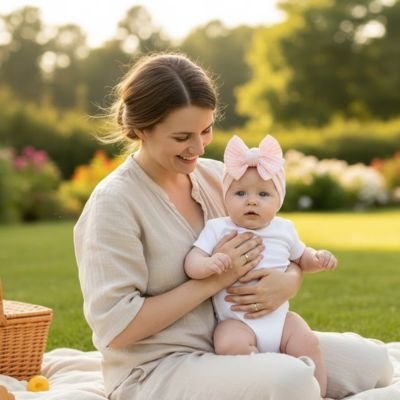 Turban bebe fille | Ultra - Doux - Bb escargot