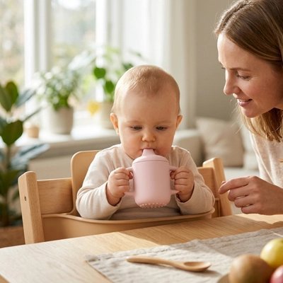 Verre bébé | Incassable Ergonomique - Bb escargot