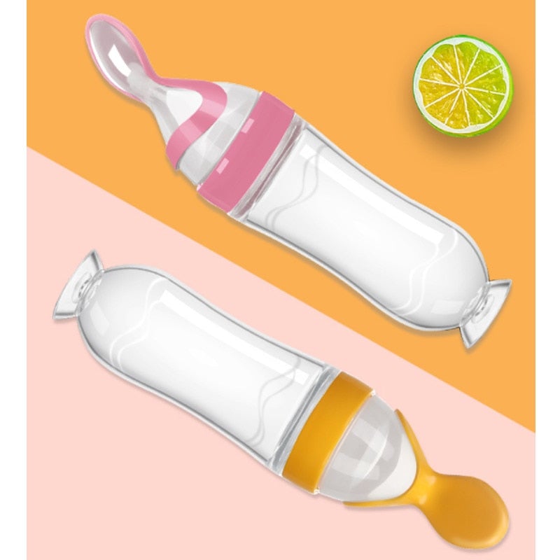 Biberon avec cuillère pour nouveau-né | EasyBottle™ - Bb escargot