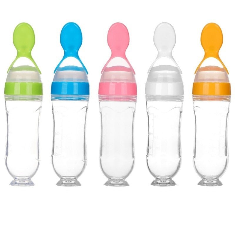 Biberon avec cuillère pour nouveau-né | EasyBottle™ - Bb escargot